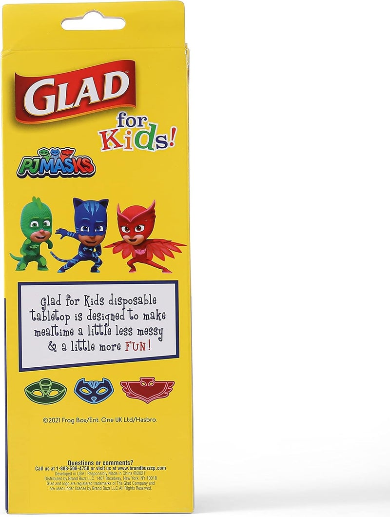 Glad for Kids PJ Masks Paper Straws, 50 Count | Paper Straws With Fun Design for Kids | Heavy Duty Biodegradable Paper Straws | Compostable Paper Straws - Image 5