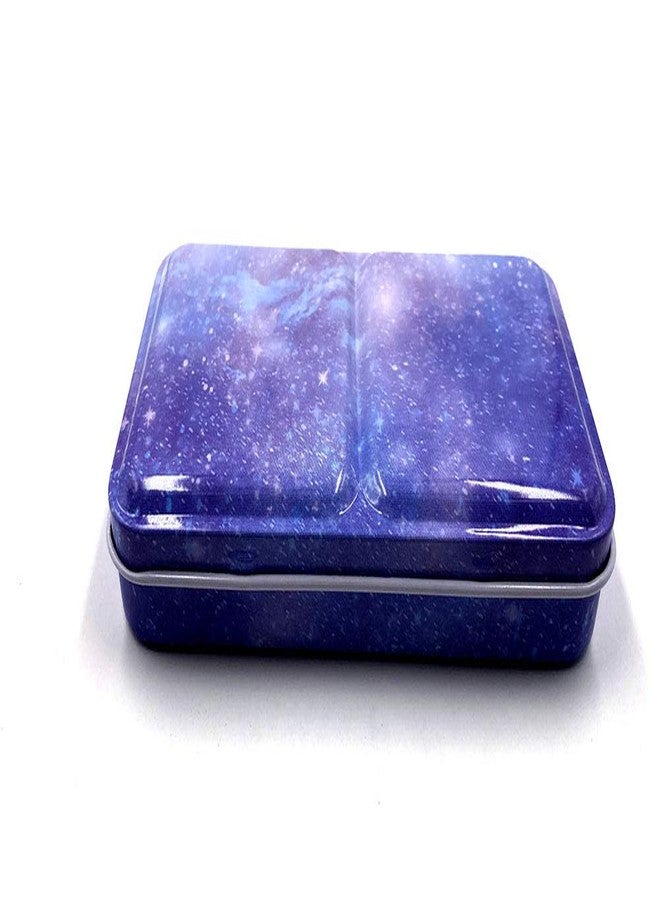 Aliotech Travel Artist Empty Watercolor Tins Box Palette Paint Case,Small Colorful Tin with 12 Pcs Half Pans (Sky) - Image 1