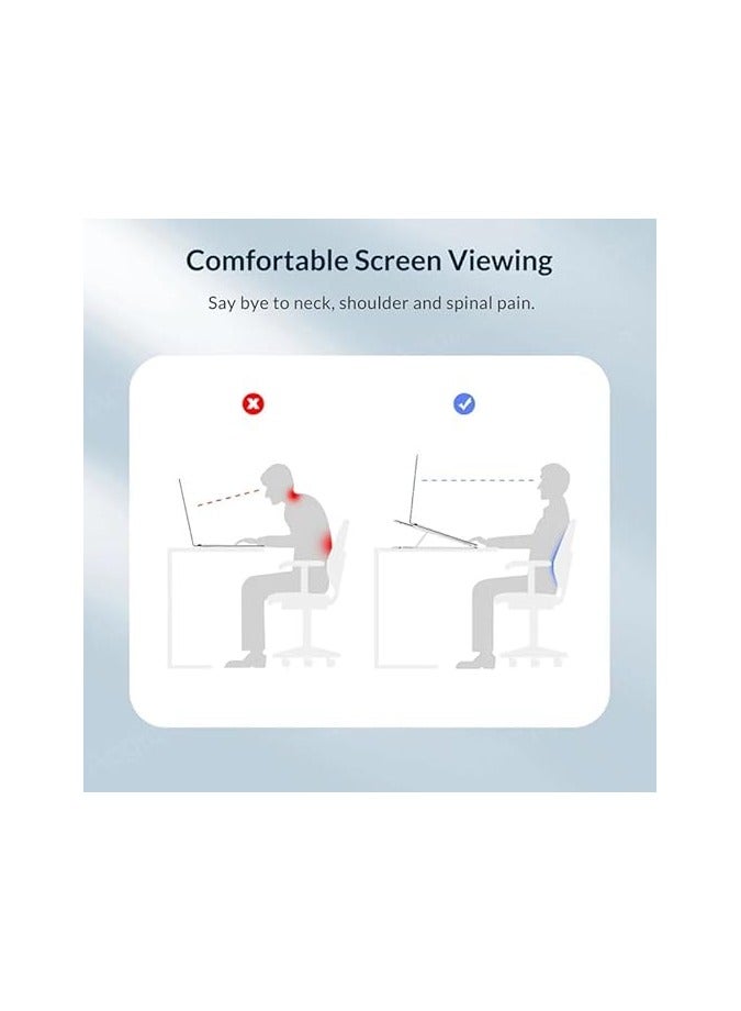 | White Laptop Stand – Everyday Comfort Meets Elegant Design - Image 2