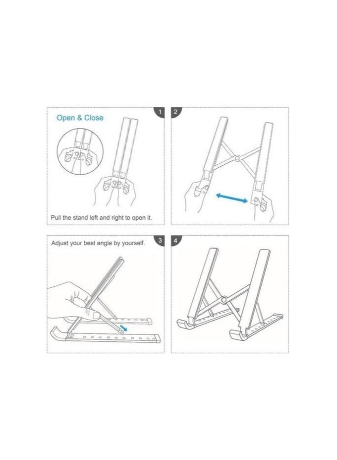 | White Laptop Stand – Everyday Comfort Meets Elegant Design - Image 3
