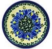 Polmedia Polish Pottery Polish Pottery Mini Plate made by Ceramika Artystyczna Lotus Blossom Theme  Certificate of Authenticity  - Image 2