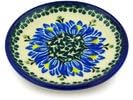 Polmedia Polish Pottery Polish Pottery Mini Plate made by Ceramika Artystyczna Lotus Blossom Theme  Certificate of Authenticity  - Image 3