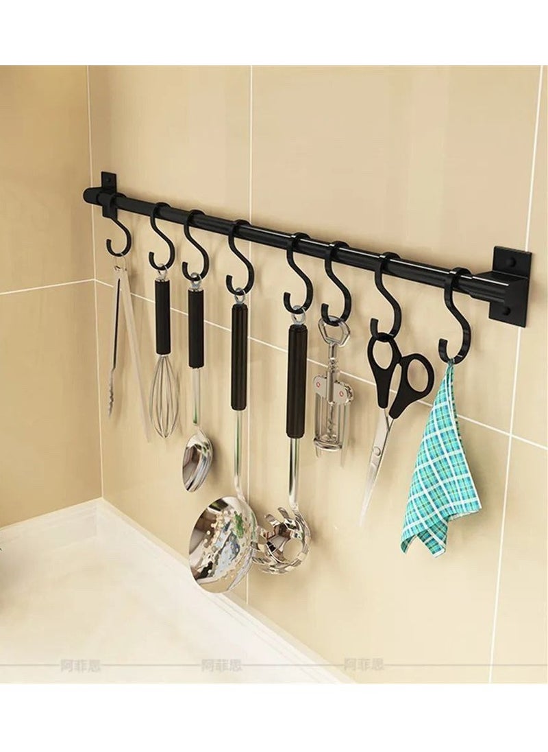 Metal pipe with 5 hooks  - Image 1