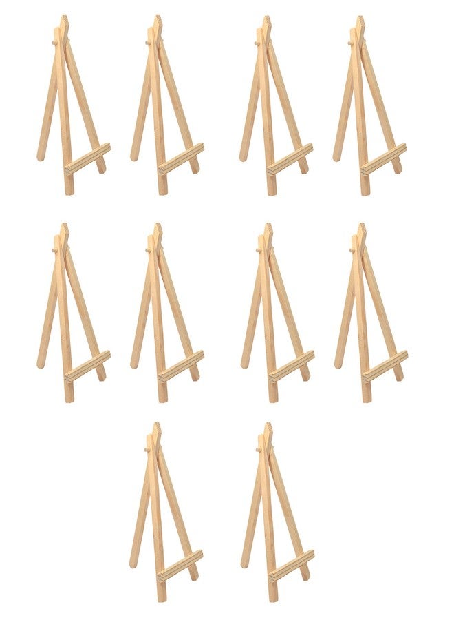 Buzz Cool Wooden Easel Stand | Display Tabletop Tripod Stand for Mini Canvas, Art Decoration | Small Easel Stand for Artists Photos Card Wedding Decoration | 6 inch, 10pcs - Image 1