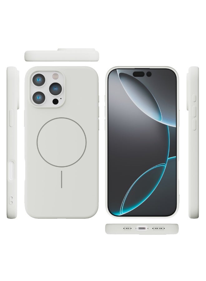 DUSALA Magnetic for iPhone 17 Pro Max Case [Compatible with MagSafe] [Soft Anti-Scratch Microfiber Lining],Premium Silicone Phone Case - Image 2