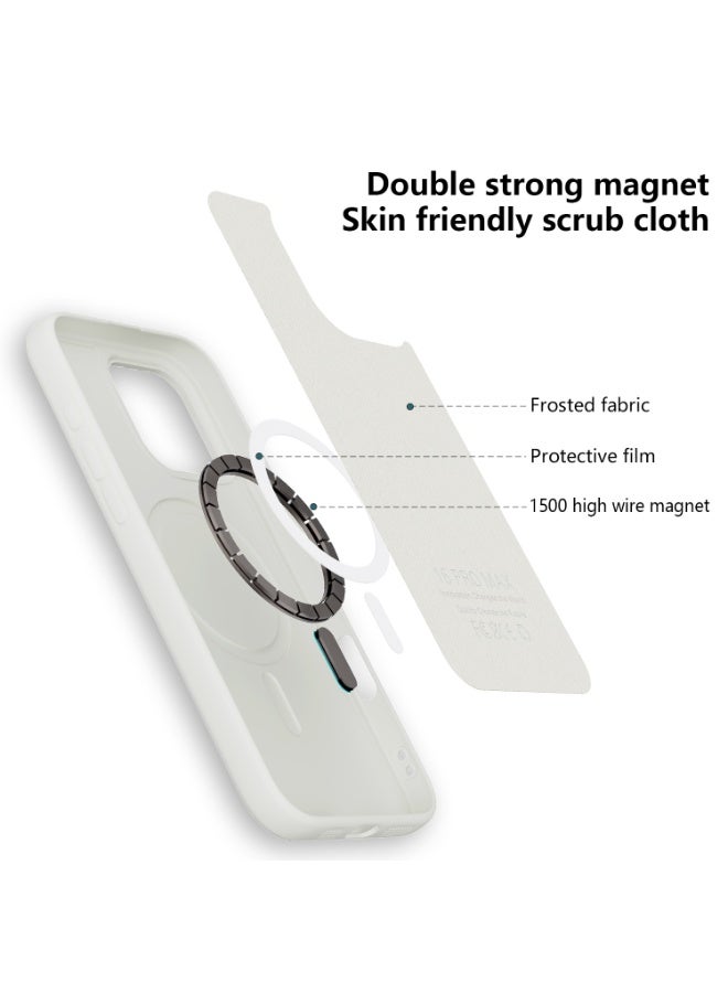 DUSALA Magnetic for iPhone 17 Pro Max Case [Compatible with MagSafe] [Soft Anti-Scratch Microfiber Lining],Premium Silicone Phone Case - Image 3