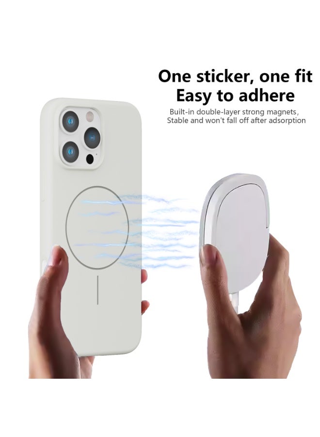 DUSALA Magnetic for iPhone 17 Pro Max Case [Compatible with MagSafe] [Soft Anti-Scratch Microfiber Lining],Premium Silicone Phone Case - Image 4