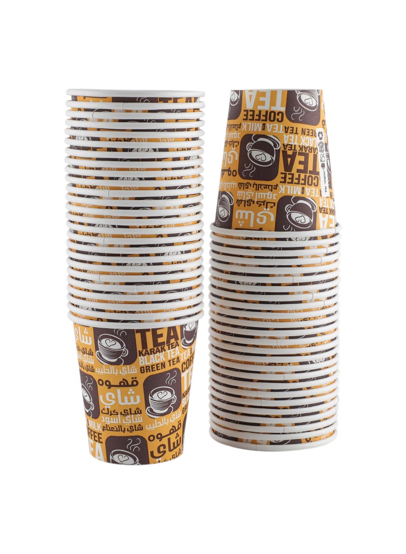 Richoos Paper Cup 6.5 oz – 50 x 20 Packs (1000 Cups), Eco-Friendly Disposable Cups for Hot and Cold Beverages - Image 3