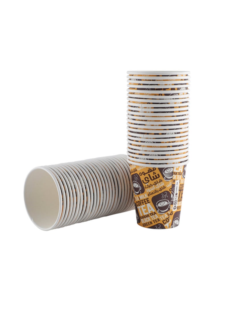 Richoos Paper Cup 6.5 oz – 50 x 20 Packs (1000 Cups), Eco-Friendly Disposable Cups for Hot and Cold Beverages - Image 1