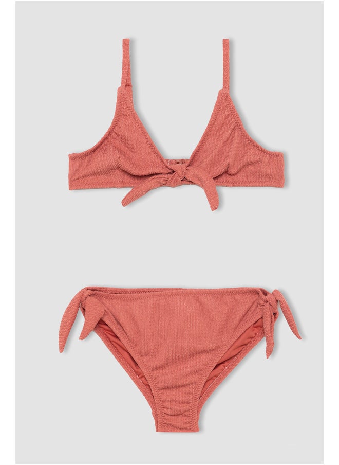 DeFacto Girl Slim Fit Woven Bikini - 2 Pieces  - Image 1