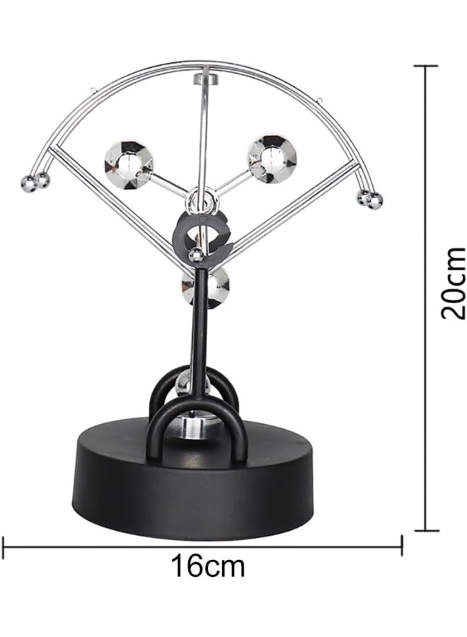 VITION Electronic Perpetual Debate Motion Desk Decoration Physics Science Executive Toy, Swing Pendulum (Style-D) - Image 3
