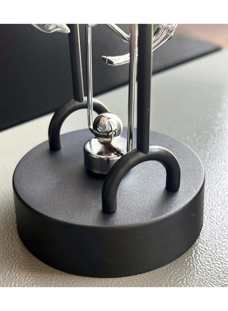 VITION Electronic Perpetual Debate Motion Desk Decoration Physics Science Executive Toy, Swing Pendulum (Style-D) - Image 4