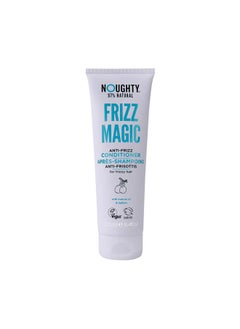 NOUGHTY 97% Natural Frizz Magic Conditioner, Anti Frizz Cleanser for Frizzy and Curly Hair to Smooth and Shine with Marula Oil and Daikon, Sulphate Free Vegan Haircare 250ml  - Image 1