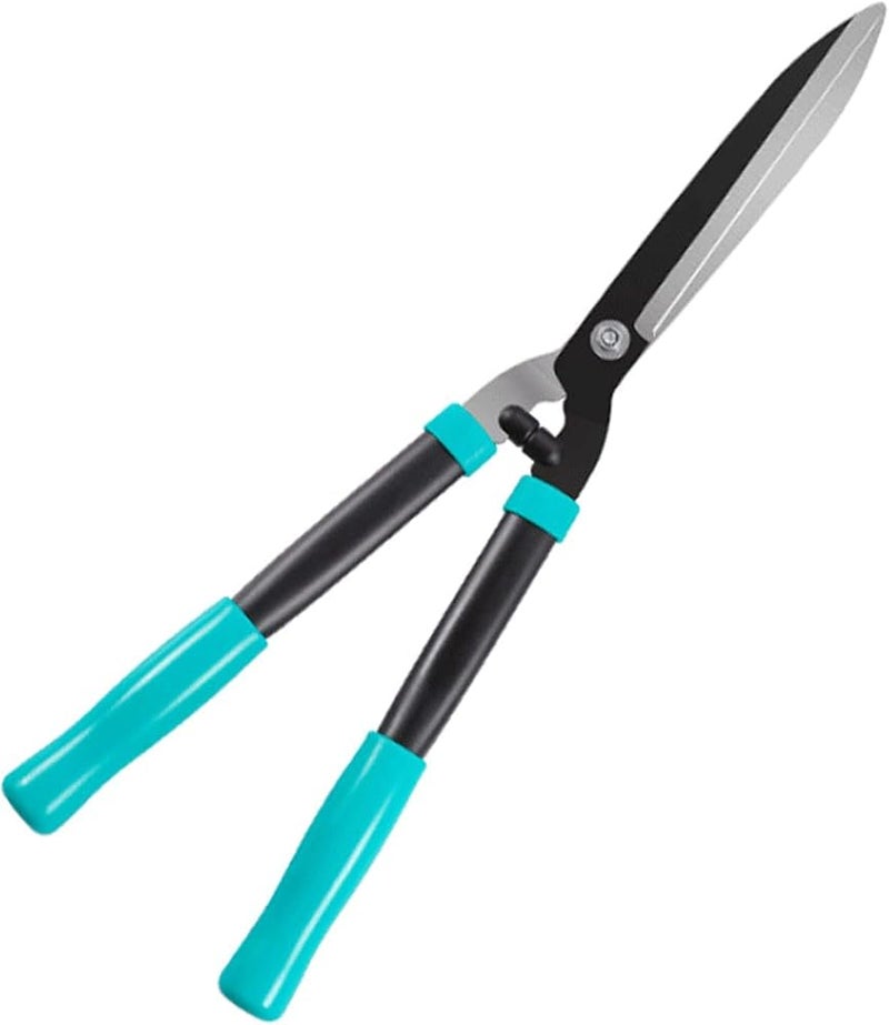 OIUQWWS Garden Hedge Shears Gardening Tools, Trimming Shaping Borders Decorative Shrubs Bushes Hedge Clippers Shears 24 Inch Carbon Steel Bush Cutter - Image 1