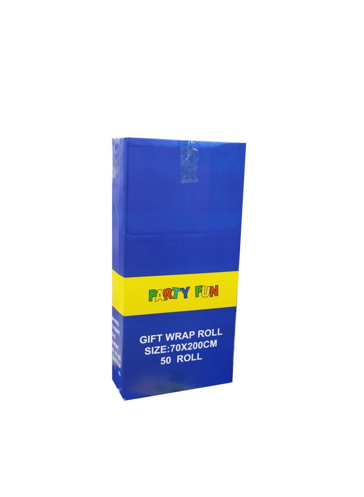 بارتي فن رول تغليف هدايا شفاف أنيق لحفلات أعياد الميلاد مقاس 70 × 200 سم - Image 3