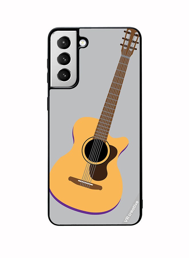 VR CREATIVE Protective Case Cover For Samsung Galaxy S22 Plus 5G Guitar Musical Design Multicolour - Image 1