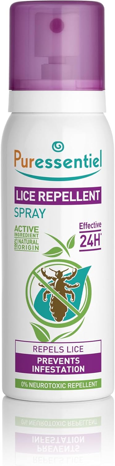Puressentiel Head Lice Prevention and Repellent Spray For Kids and Adults Proven 24 h Protection Against Head Lice and Infestations 100 percent Natural Active Ingredients Vegan Cruelty Free 75 ml - Image 1