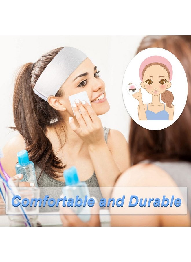 Maxcheck 300 Pieces Disposable Spa Facial Headbands Disposable Esthetic Wipe Sets Nonwoven Facial Wipes Square Aesthetic Wipe For Product Application  - Image 3