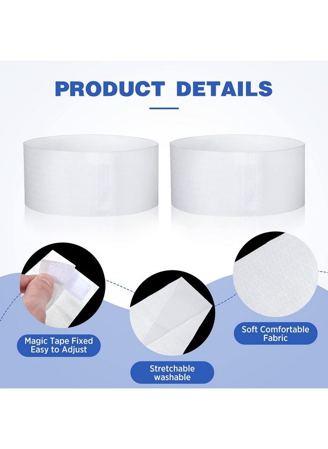 Maxcheck 300 Pieces Disposable Spa Facial Headbands Disposable Esthetic Wipe Sets Nonwoven Facial Wipes Square Aesthetic Wipe For Product Application  - Image 2