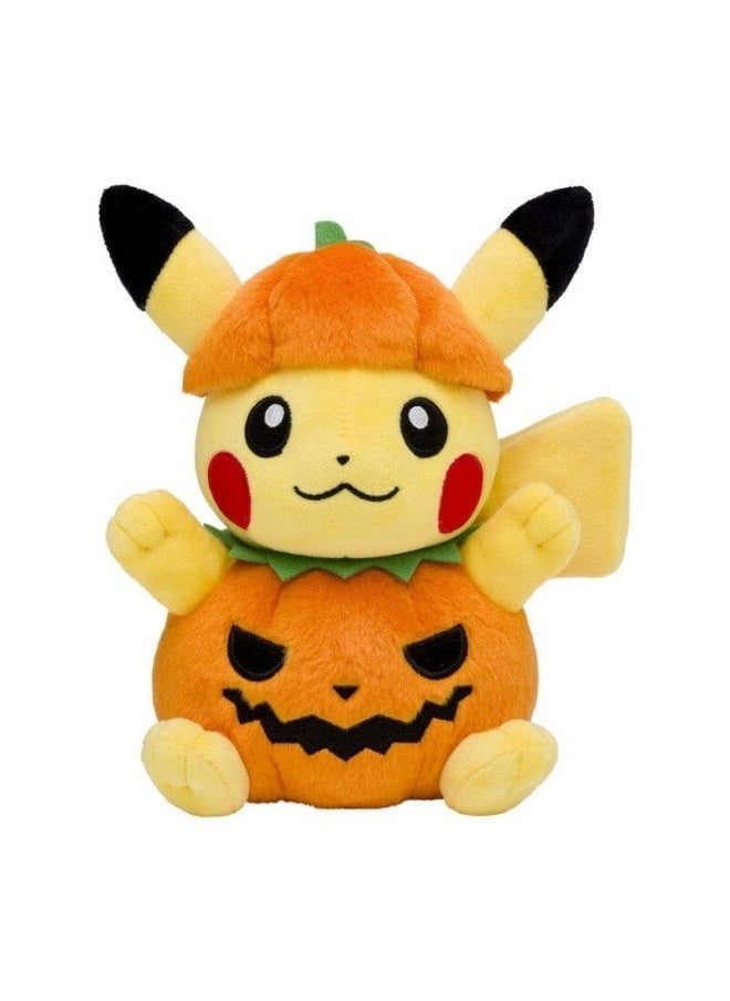 Pumpkin Pikachu Plush Doll Pokémon Pikachu Doll Doll Gift for Family and Friends - Image 1