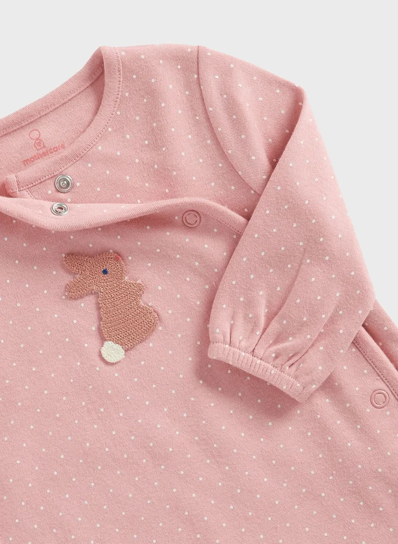 mothercare Infant Rabbit Broiderie Onesies