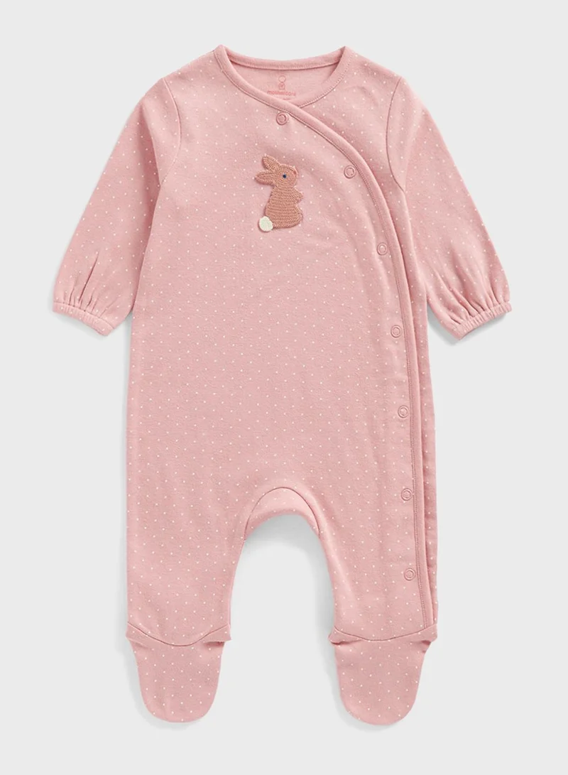 mothercare Infant Rabbit Broiderie Onesies