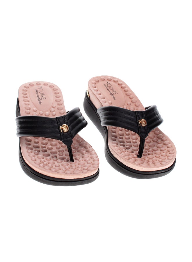 MODARE Cross Strap Flat Sandals - Image 3