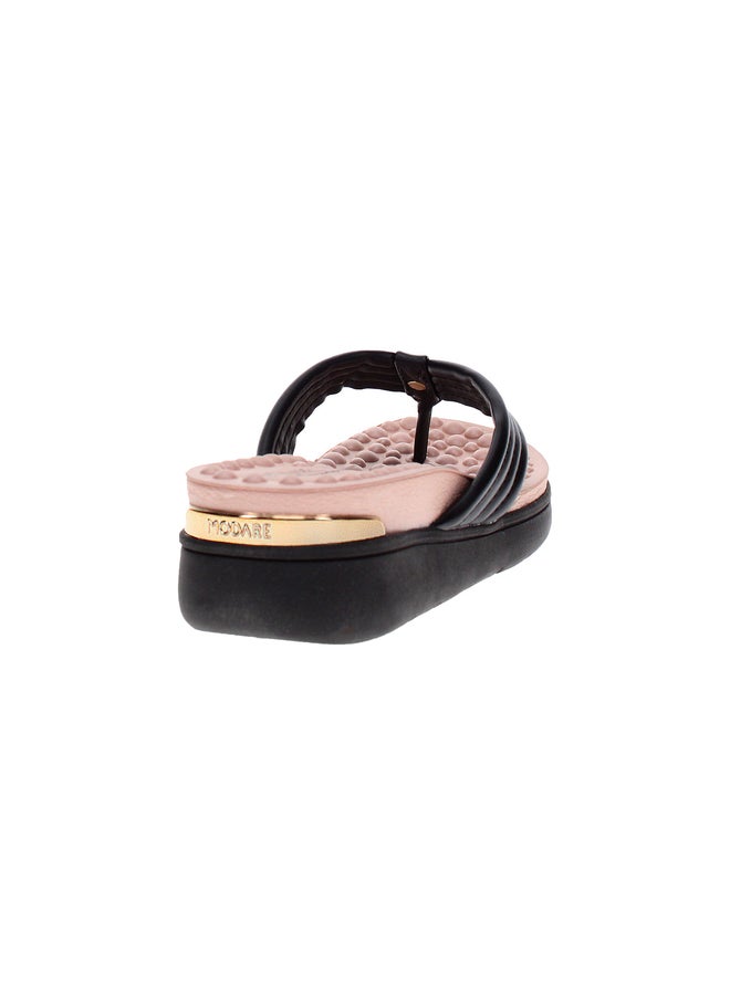 MODARE Cross Strap Flat Sandals - Image 2