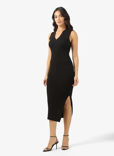 versus dress black The Garment x Tomorrow | Marrakesh Midi Dress Black main image 0