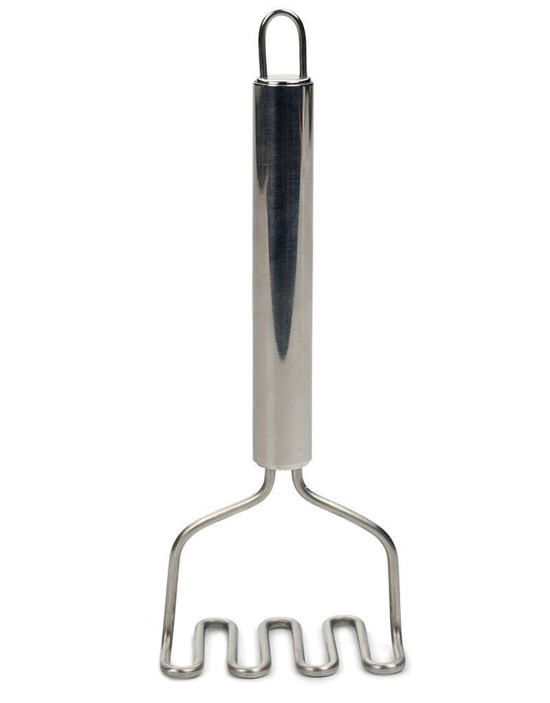 RSVP International Endurance Kitchen Tool Collection Handheld Potato Avocado Masher Dishwasher Safe 7x275 Stainless Steel