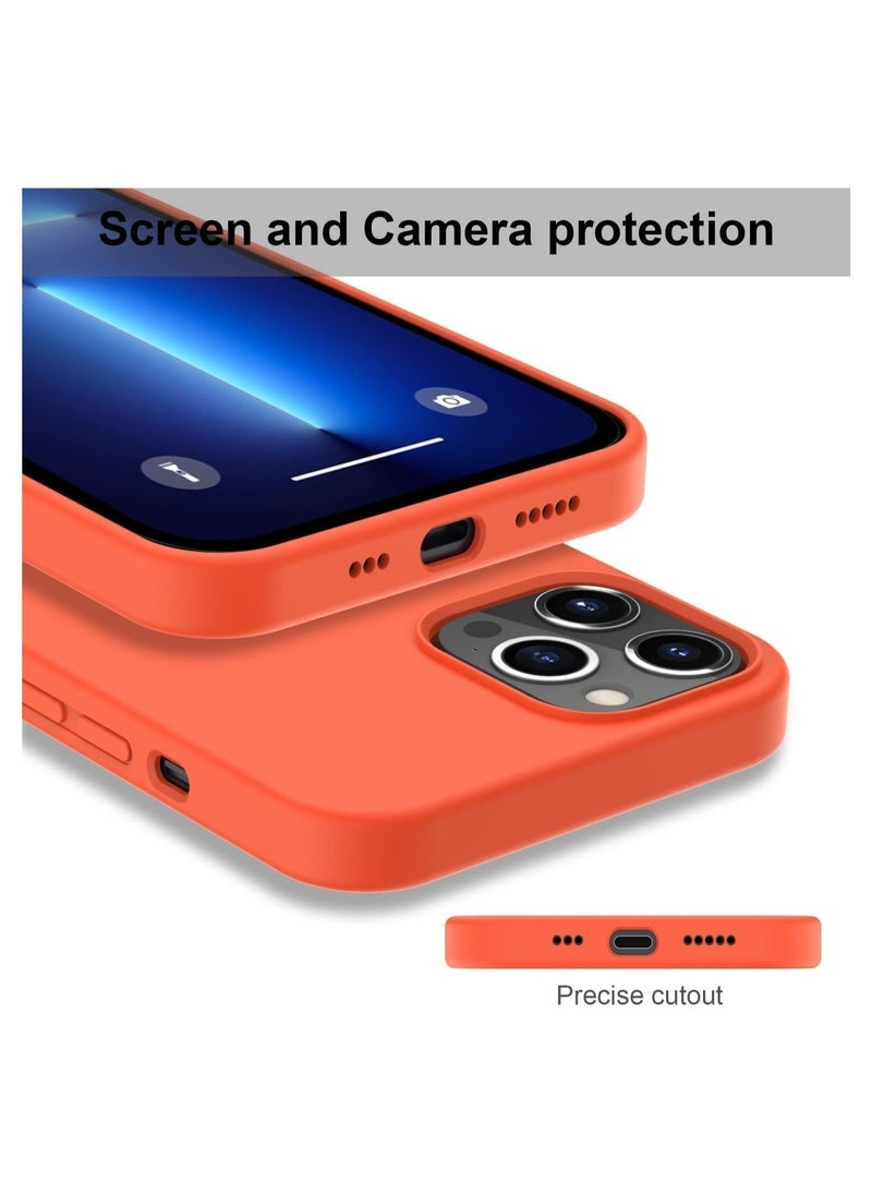 Raxoom Silicone Protective Case Compatible with iPhone 14 Pro Soft Liquid Gel Rubber Cover Shockproof Bumper Anti-Scratch Anti-Fingerprint Anti-Drop Slim Cover for iPhone (for iPhone 14 Pro) - Image 4