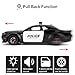 LOVEPOSELY Police Car Model for Collectible 124 Dodge Challenger SRT Hellcat Toy Diecast Vehicle Toy with Lights and SoundsPull Back Decoration Model Car Toy for Adults Kids Birthday Gifts - Image 4