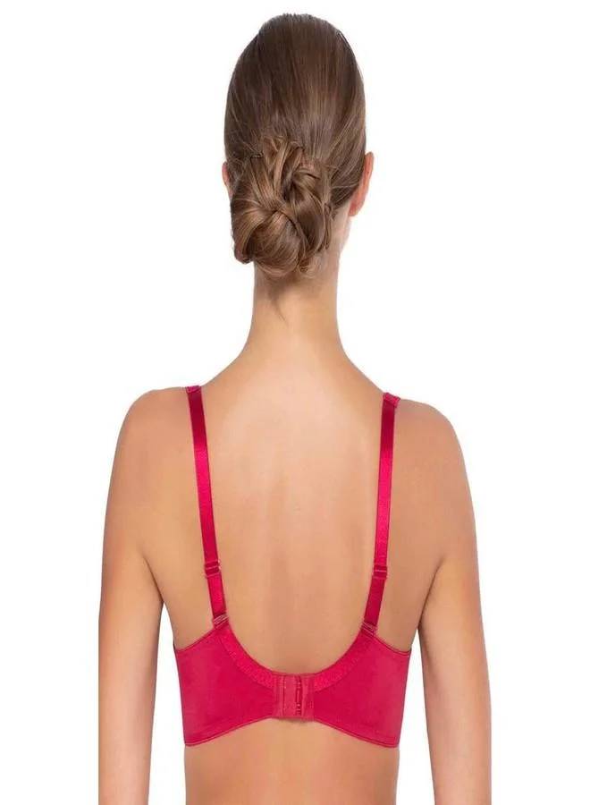 Triumph Triumph Women's Polyamide Wired Casual T-Shirt Bra (123I292_Red)