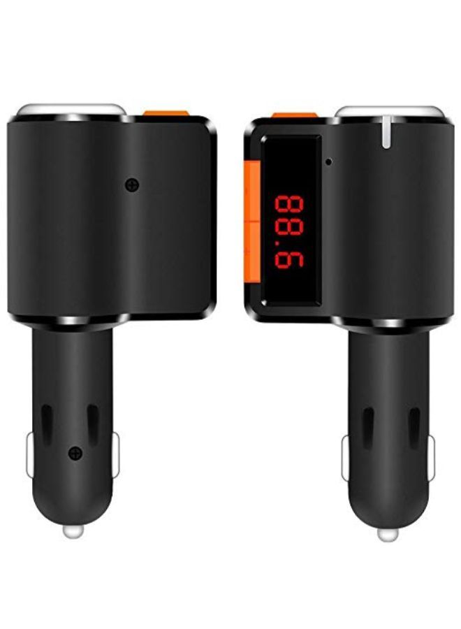 Loquat Wireless Bluetooth Car Charger Black - Image 3