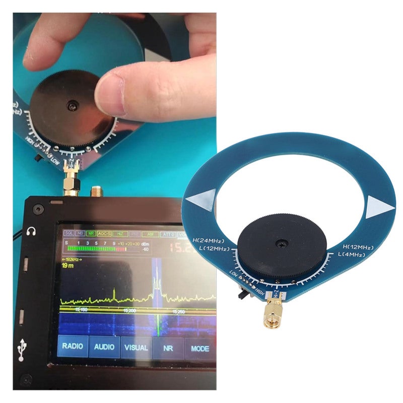 Small Loop Antenna: Premium PCB Material Stable Reliable Signal Transmission - Wide Frequency Range Portable Antenna for Home Theater Receivers SW AM FM Radios - Image 4