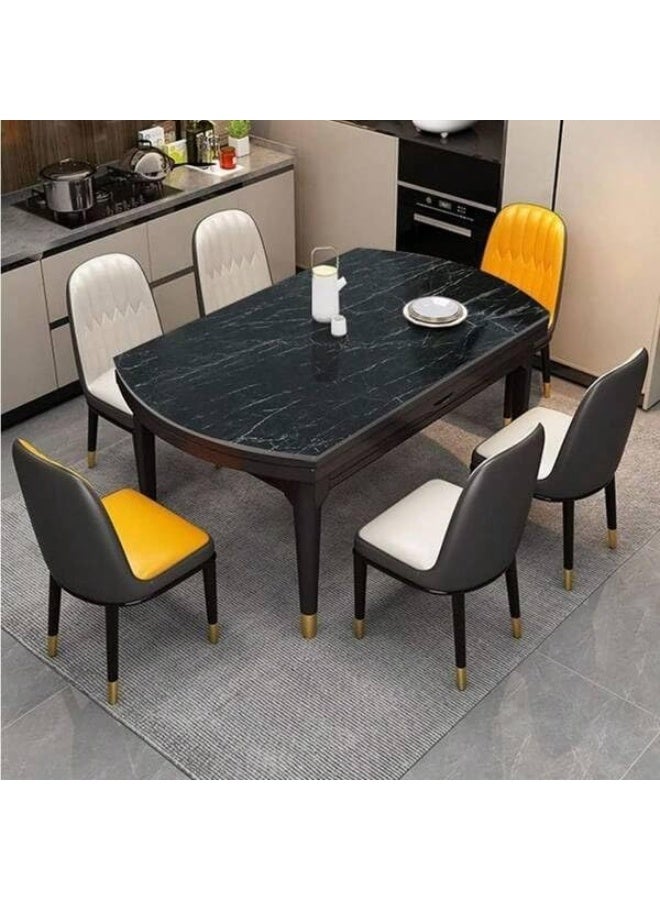 Black Marble Self-Adhesive Wallpaper Roll – Oil-Proof & Waterproof PVC Sticker for Kitchen, Cabinets, and Walls – 60CM x 5M - Image 3