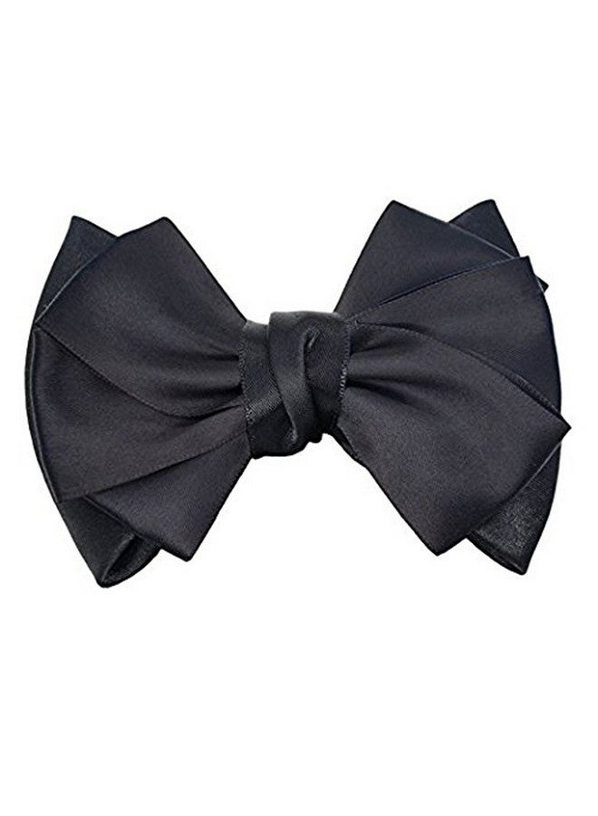 Luzen مشبك شعر بتصميم رباط مع شبك للشعر غطاء كعكة مشبك شعر(أسود) - Image 4