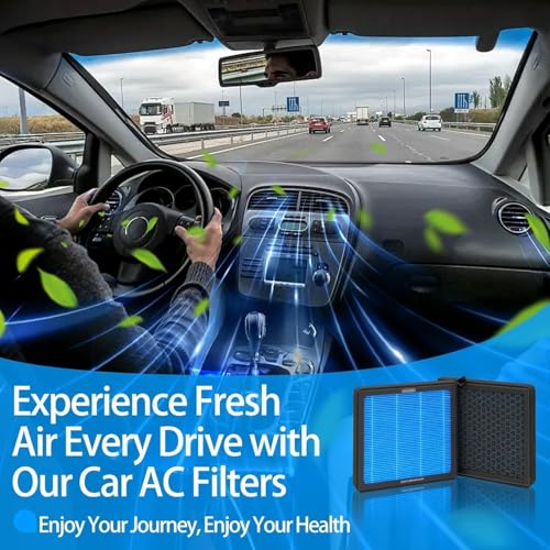 ZEZUT Cabin Air Filter CF12159 Fits 2016‑2019 Hyundai Sonata (L4 2.0L Hybrid Only) & Kia Optima (2016‑2020), Honeycomb Structure, Activated Carbon & Durable Frame - Image 3