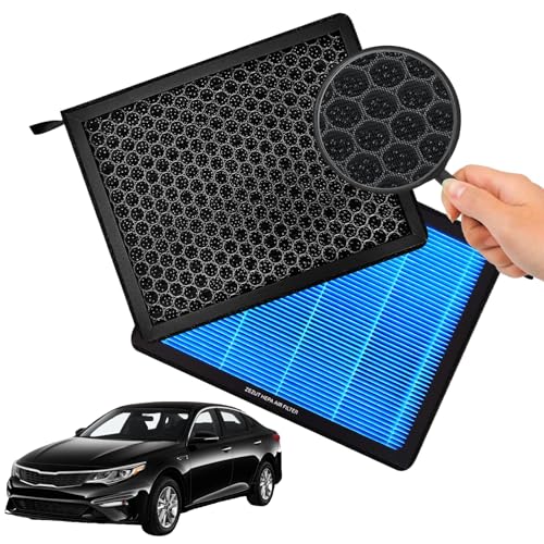 ZEZUT Cabin Air Filter CF12159 Fits 2016‑2019 Hyundai Sonata (L4 2.0L Hybrid Only) & Kia Optima (2016‑2020), Honeycomb Structure, Activated Carbon & Durable Frame - Image 1