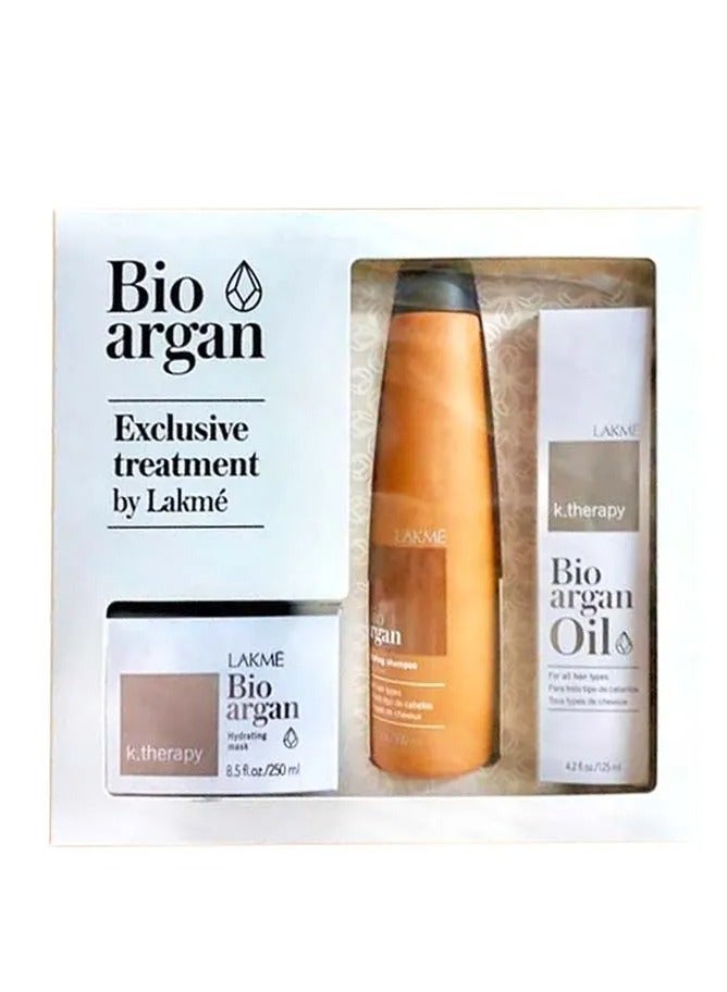 LAKME BIO ARGAN K.THERAPY (SHAMPOO+SERUM+MASK)