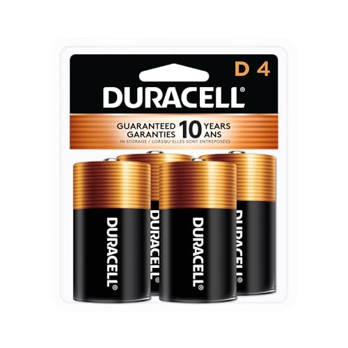 Duracell بطاريات دوراسيل كوبيرتوب D، عبوة 4 قطع، بطارية D بقوة طويلة الأمد، بطارية قلوية متعددة الاستخدامات D للأجهزة المنزلية والمكتبية - Image 2