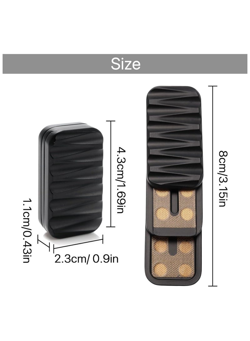 عام "دوّامة مضغطة للكبار (فتجيت سبينر) معدنية 3 طبقات - أداة دوارة بالأصابع لتخفيف التوتر وزيادة التركيز، أداة مكتبية هدية بتصميم موجي." - Image 2