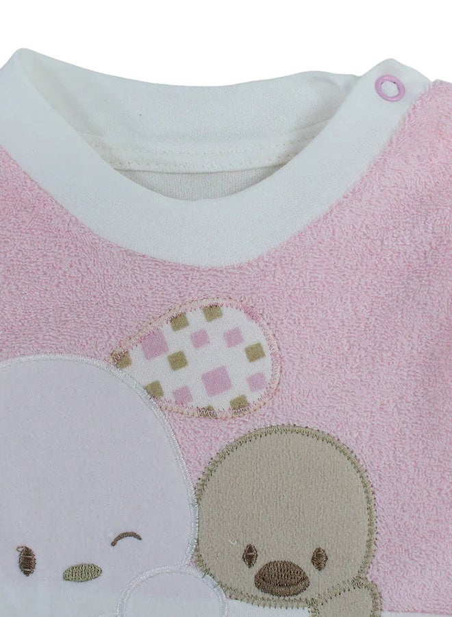 Unisex Baby Cotton Baby Bodysuit – Dog & Duck Design - Image 3