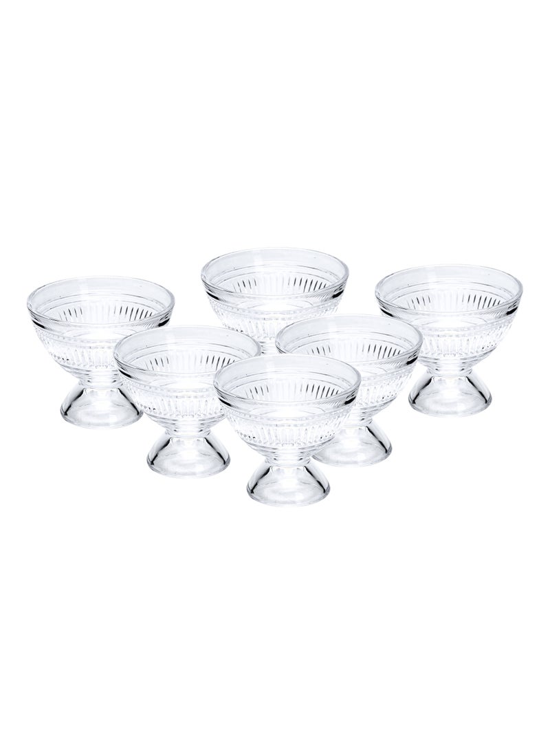 Cuisine Art Cuisine Art Glass Dessert Bowl, 140ml - G, Transparent, 6 Pieces  - Image 1