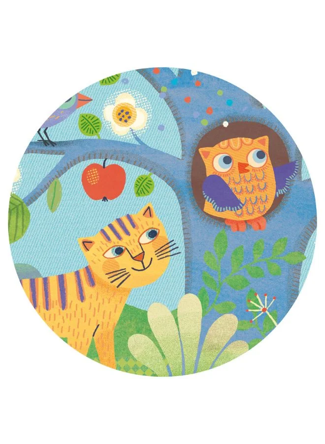 DJECO Hello Owl Silhouette Puzzle - 24Pcs