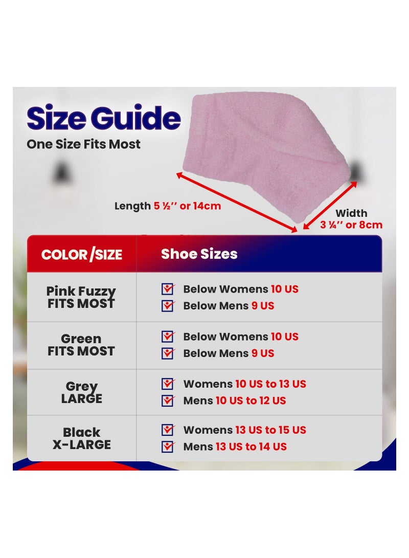 SYOSI Footcare Treatment Socks Moisturizing Socks Cracked Heel Repair Dry Heels Treatment for Rough Feet Moisturizer Silicone Gel Lined Dry Cracked Feet Heel Socks - Image 2