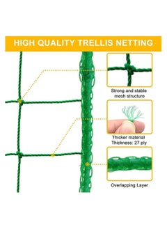Y&D Garden Trellis, for Climbing Plants Outdoor, 1.8x2.7m Trellis Netting Cucumber, Tomato, Plant Net with 10x10 Inch Mesh as Vegetable Grape, Bean, Growing Pea  - Image 4