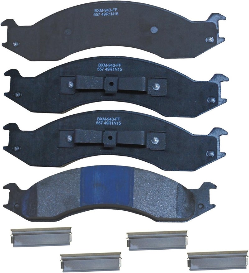 Bendix Premium SBM557 Semi-Metallic Front Brake Pads for Ford E-250 Econoline 1994-1992, E-350 Econoline 1994-1992, E-350 Econoline Club Wagon 1994-1992 - Image 1