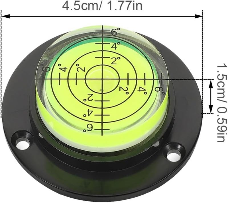 TIDTALEO 4pcs Mini Bubble Level Spirit Level Device with Precision Small Measuring Leveler for Angles and Surfaces for Construction and DIY Use - Image 2