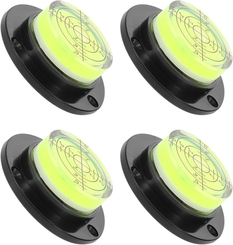 TIDTALEO 4pcs Mini Bubble Level Spirit Level Device with Precision Small Measuring Leveler for Angles and Surfaces for Construction and DIY Use - Image 1